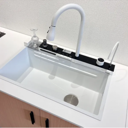 Многофункциональная кухонная мойка iSink Белая A-21